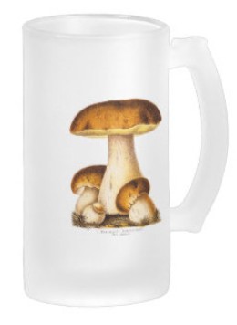 Mushroom beer mug