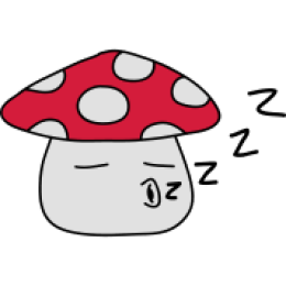 Sleeping mushroom