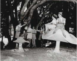 Santas Village Mushrooms courtesy Scotts Valley Public Library archives