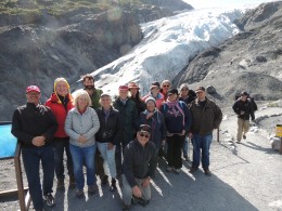 Our 2015 group at Exit Glacier
