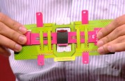 photo of an Origami microscope, the Foldscope