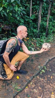 Zach Mazi regards fungus